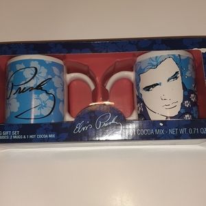 Elvis 2 Cup Blue Hawaii Gift Set